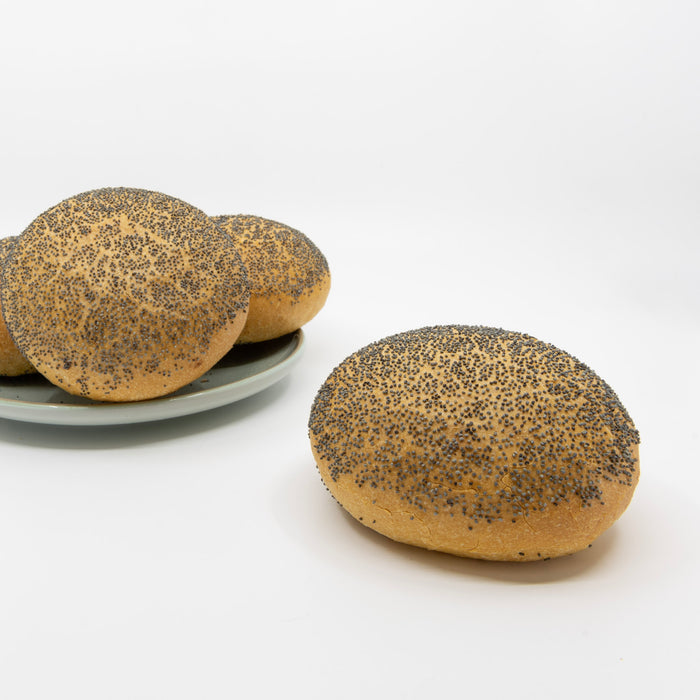 Hard bolletje wit met maanzaad