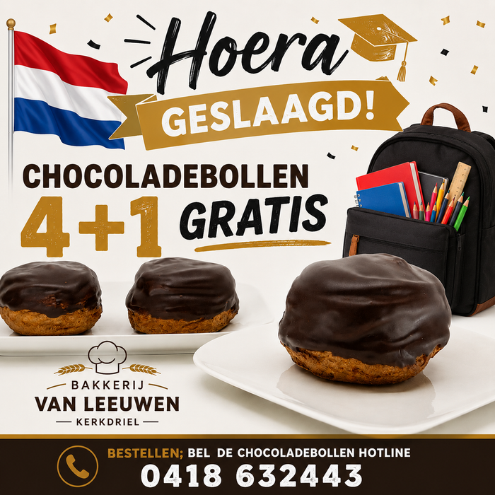Chocoladebol geslaagd actie