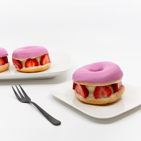Aardbeiendonut