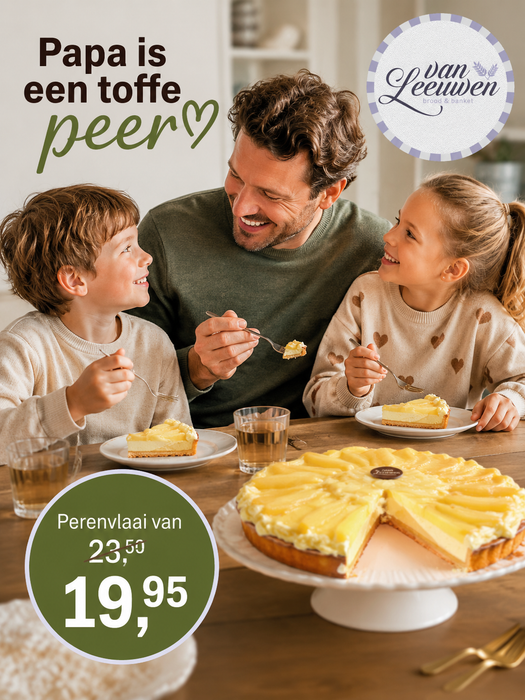 Vaderdag Actie - Toffe Peer Vlaai
